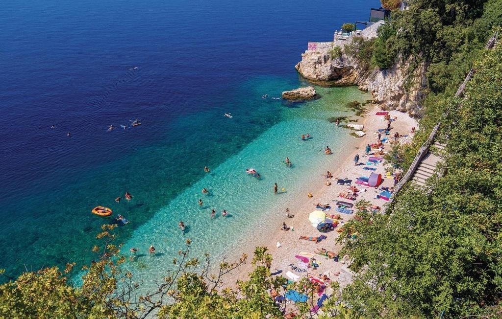 Ferienwohnung Mit Pool Kroatien Mit Meerblick Und Pool Ловран Екстер'єр фото