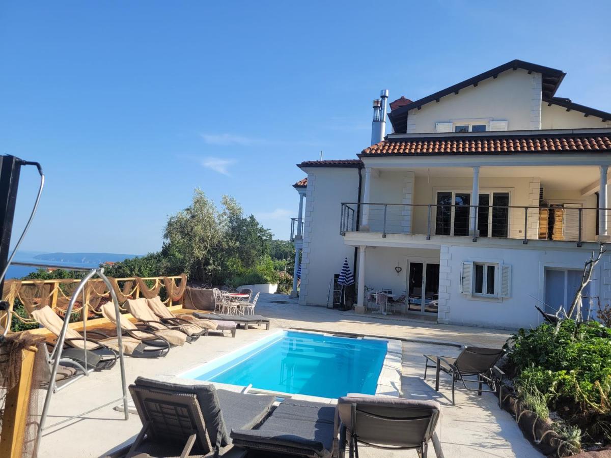 Ferienwohnung Mit Pool Kroatien Mit Meerblick Und Pool Ловран Екстер'єр фото