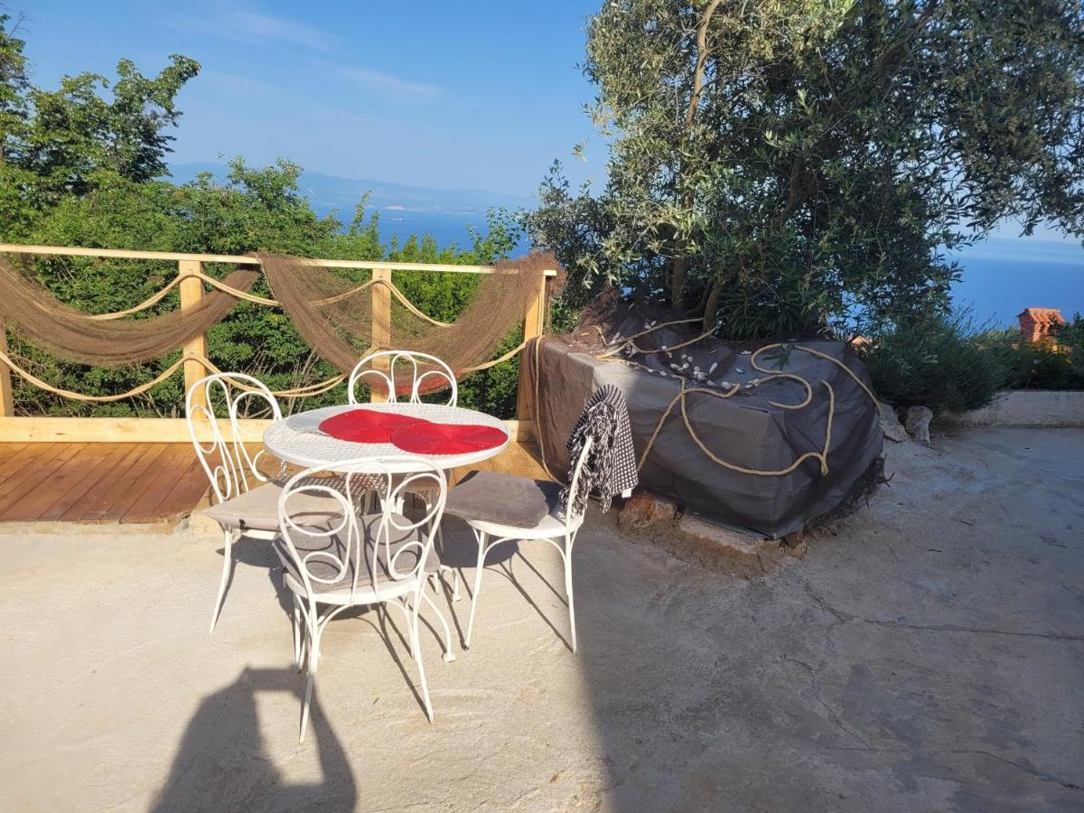 Ferienwohnung Mit Pool Kroatien Mit Meerblick Und Pool Ловран Екстер'єр фото