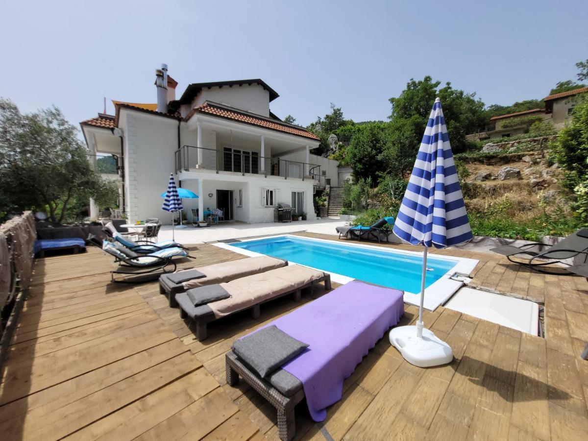 Ferienwohnung Mit Pool Kroatien Mit Meerblick Und Pool Ловран Екстер'єр фото