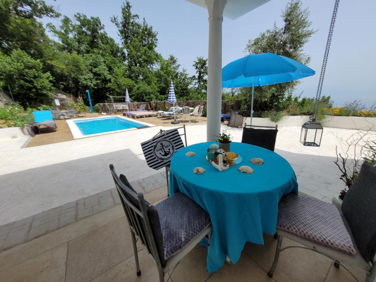 Ferienwohnung Mit Pool Kroatien Mit Meerblick Und Pool Ловран Екстер'єр фото