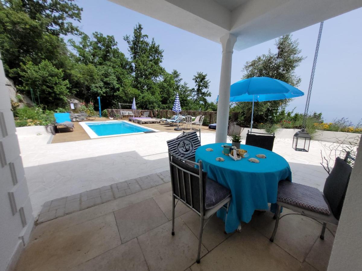Ferienwohnung Mit Pool Kroatien Mit Meerblick Und Pool Ловран Екстер'єр фото